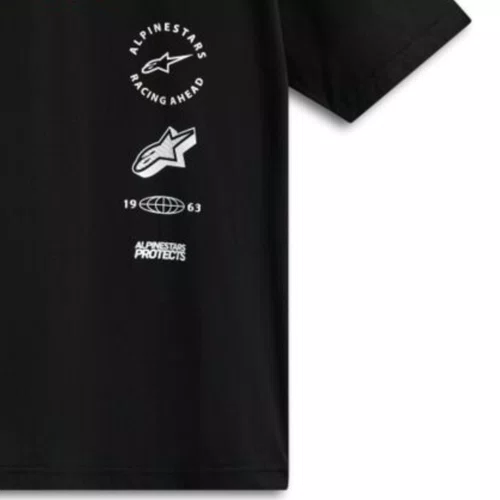 Camiseta Alpinestars Abus Preta manga curta casual básica