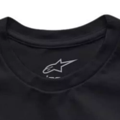 Camiseta Alpinestars Ageless 2.0 Preta Branco Manga Curta Urbana Casual
