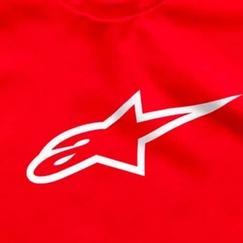 Camiseta Alpinestars Ageless 2.0 Vermelho Branco Urbana Casual