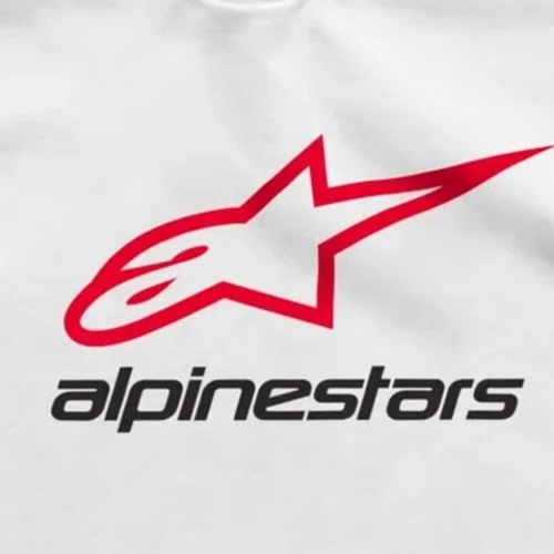 Camiseta Alpinestars Always 2.0 Branco Vermelho Preto Original