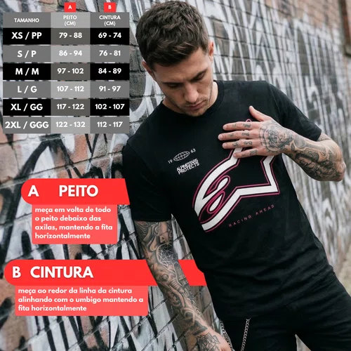 Camiseta Alpinestars Authority Preta