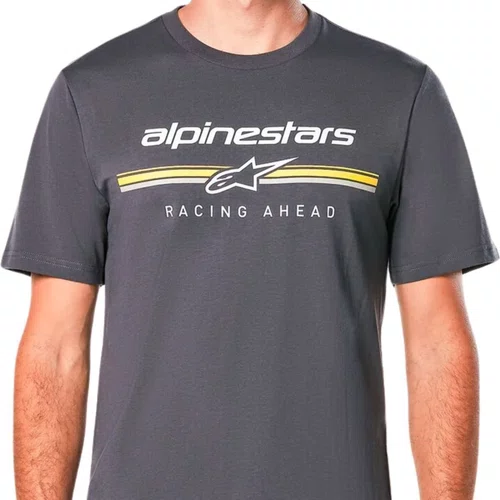 Camiseta Alpinestars Betteryet Cinza Casual Masculino Manga Curta