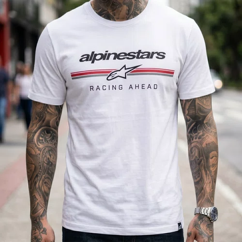 Camiseta Alpinestars Betteryet Masculina - Branco (Original)