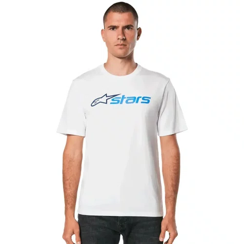 Camiseta Alpinestars Blaze 2.0 Branca Azul