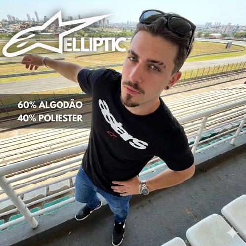 Camiseta Alpinestars Elliptic Preta