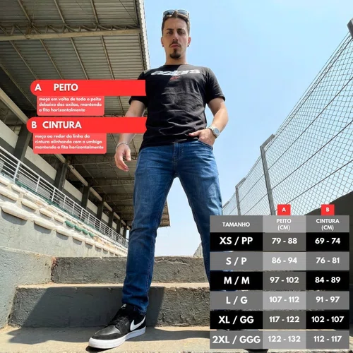 Camiseta Alpinestars Elliptic Preta