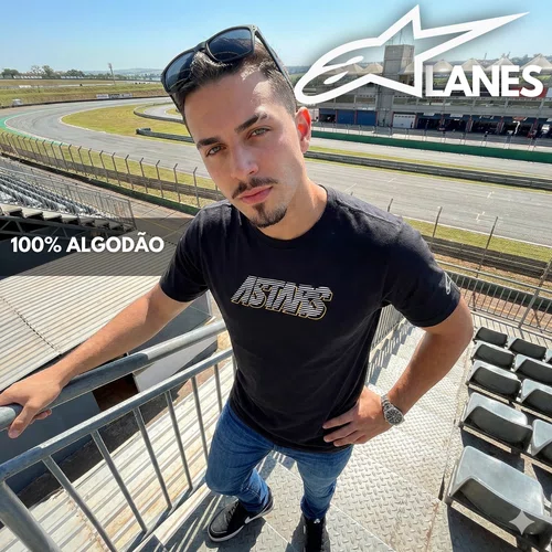 Camiseta Alpinestars Lanes Preta