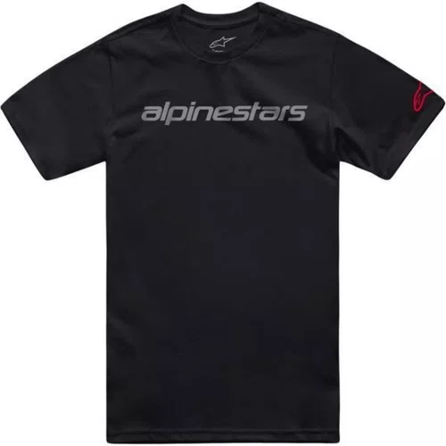 Camiseta Alpinestars Linear Wordmark 2.0 Preto Cinza Verm