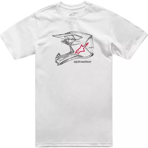 Camiseta Alpinestars Mx Helmet Branco