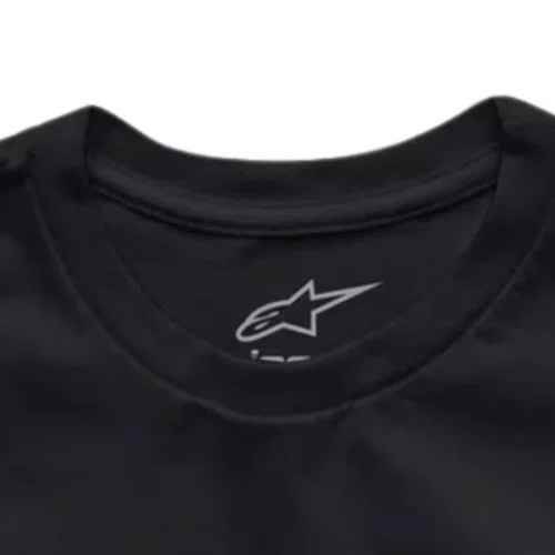 Camiseta Alpinestars Mx Helmet Preto Original Urbana Premium