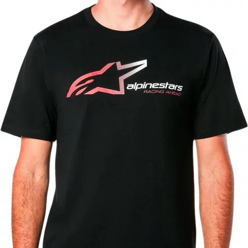 Camiseta Alpinestars SPS Preto Original Premium Manga Curta Casual