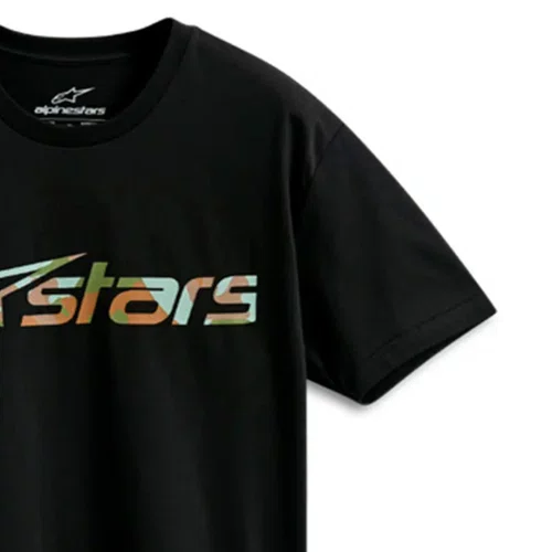 Camiseta Alpinestars Verdure Camo Preta