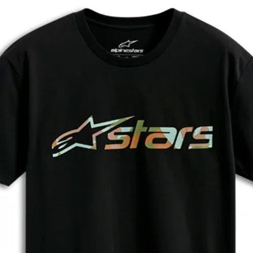Camiseta Alpinestars Verdure Camo Preta
