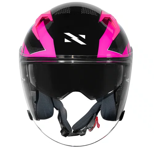 Capacete Aberto Norisk Downtown 2 Provenza Preto Roxo