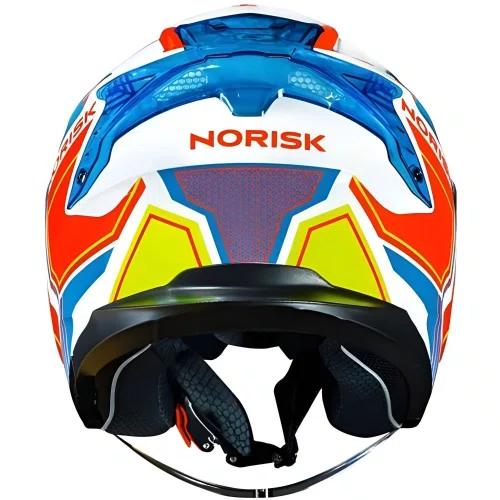 Capacete Aberto Norisk Downtown Provenza Branco Laranja