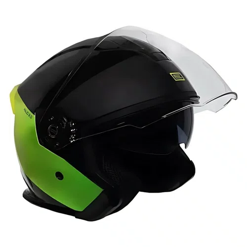 Capacete Aberto Origine Palio 2.0 Scout Amarelo Preto Brilho
