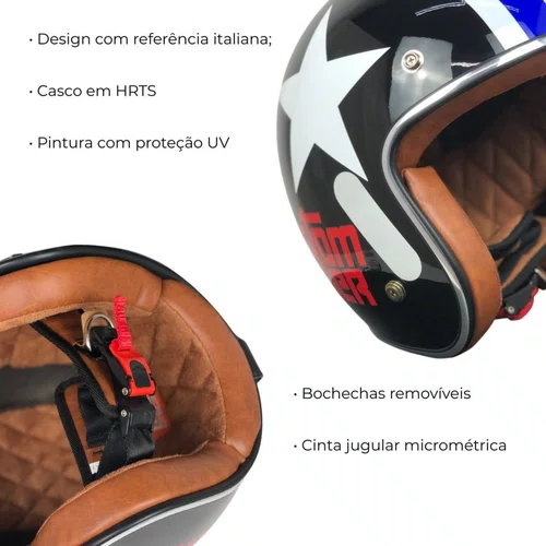 Capacete Aberto Origine Primo Stunt Gloss