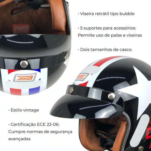 Capacete Aberto Origine Primo Stunt Gloss