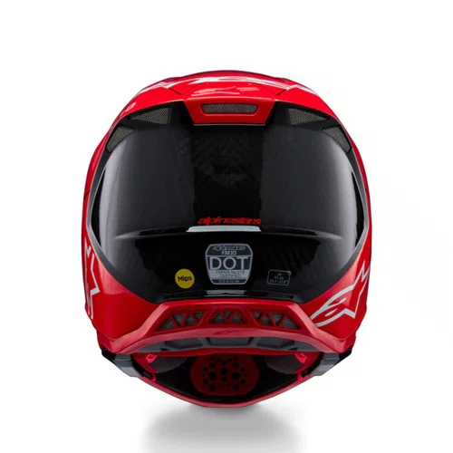 Capacete Alpinestars SM10 Flood Vermelho Fosco Brilho