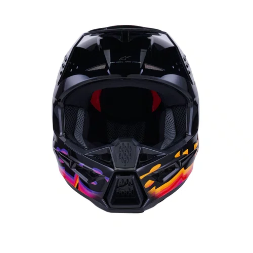 Capacete Off Road Alpinestars SM3 Force Preto Brilho
