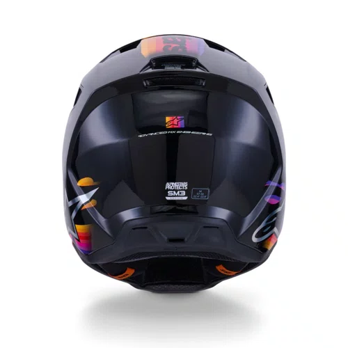 Capacete Off Road Alpinestars SM3 Force Preto Brilho