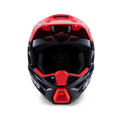 Capacete Alpinestars SM3 Radium Preto Vermelho Branco