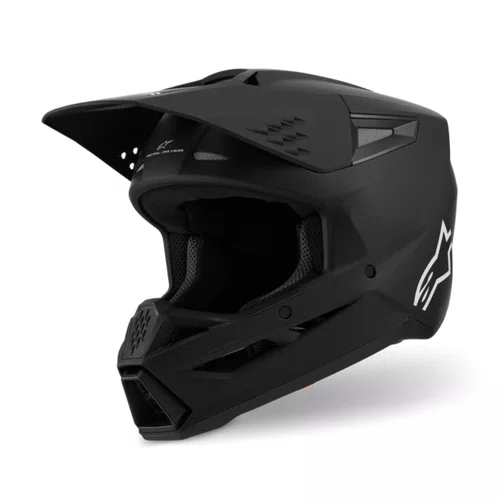 Capacete Alpinestars SM3 Solid Preto Fosco