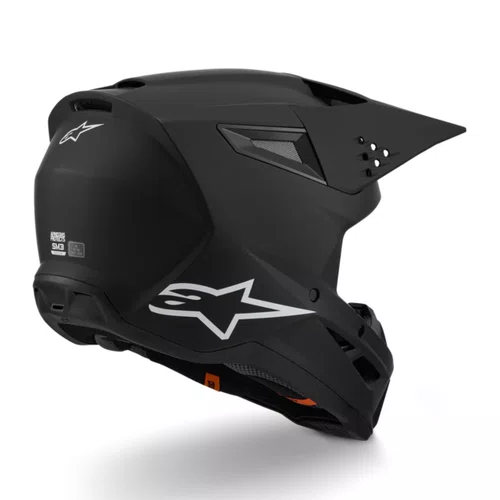Capacete Alpinestars SM3 Solid Preto Fosco