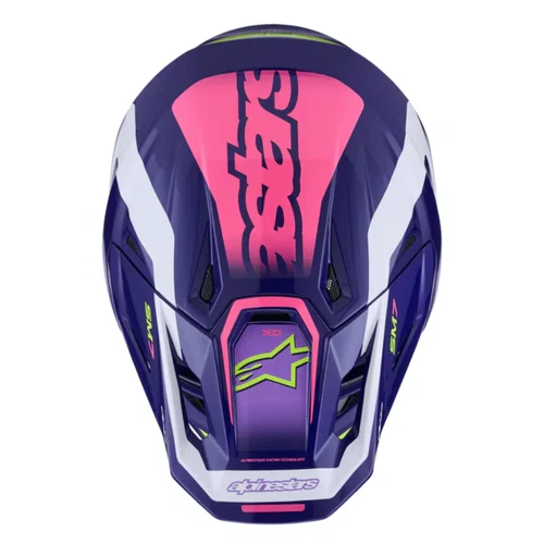 Capacete Alpinestars SM7 Deed Roxo Rosa