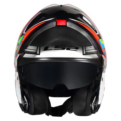 Capacete Articulado LS2 FF908 Strobe 2 Xdron Neon Laranja