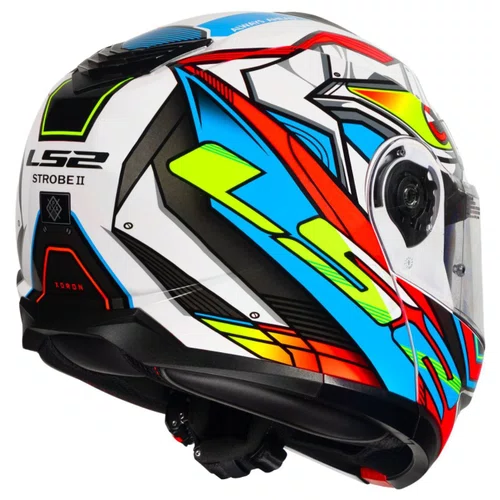 Capacete Articulado LS2 FF908 Strobe 2 Xdron Neon Laranja
