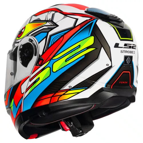 Capacete Articulado LS2 FF908 Strobe 2 Xdron Neon Laranja