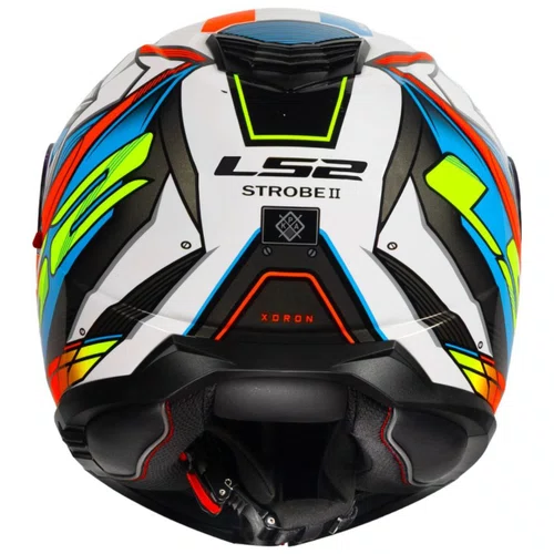 Capacete Articulado LS2 FF908 Strobe 2 Xdron Neon Laranja
