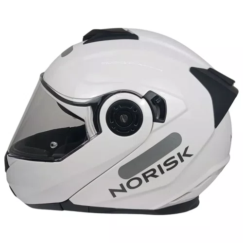Capacete Articulado Norisk Ff345 Route Monocolor Branco Original