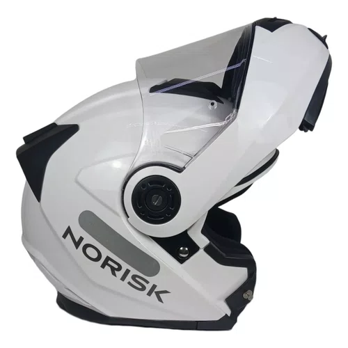 Capacete Articulado Norisk Ff345 Route Monocolor Branco Original