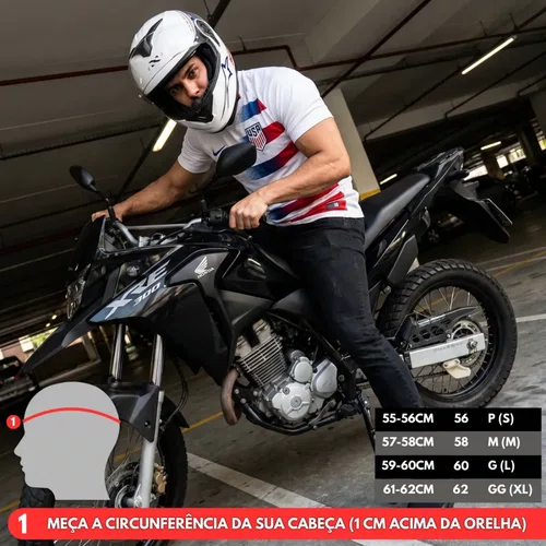 Capacete Articulado Norisk Force 2 Grand Prix USA
