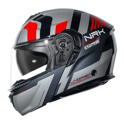 Capacete Articulado Norisk Vortex Time Titânio Cinza