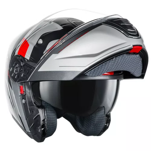 Capacete Articulado Norisk Vortex Time Titânio Cinza
