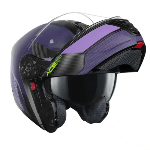 Capacete Articulado Norisk Vortex Traveler Roxo