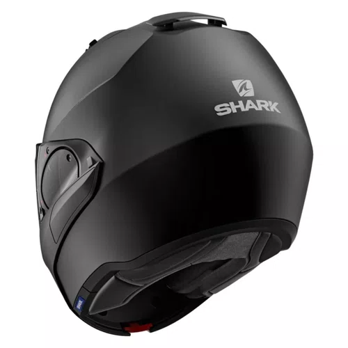 Capacete Articulado Shark Evo ES Blank Preto Fosco