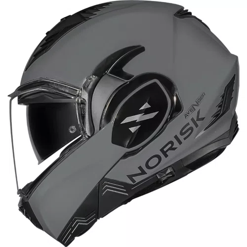 Capacete Articulado Total Norisk Avenger Nardo Cinza