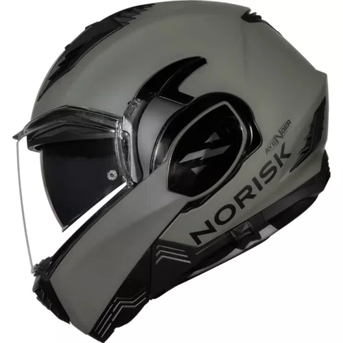 Capacete Articulado Total Norisk Avenger Oliva Fosco