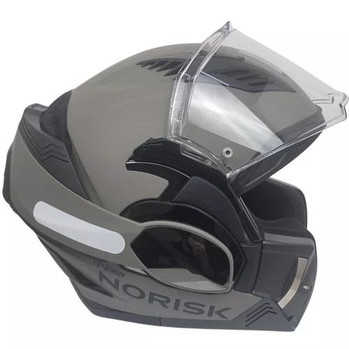 Capacete Articulado Total Norisk Avenger Oliva Fosco
