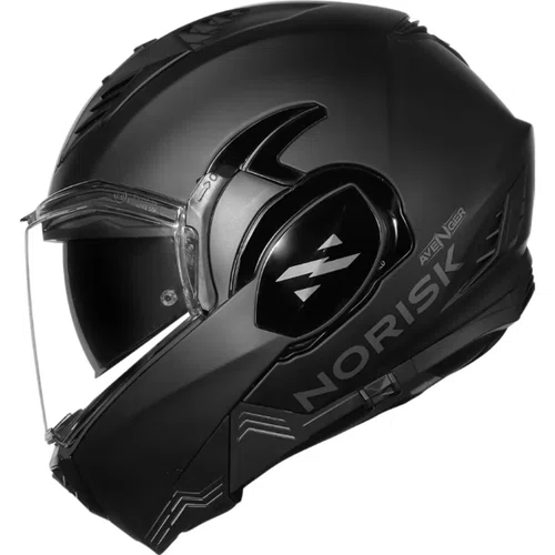 Capacete Articulado Total  Norisk Avenger Preto Fosco