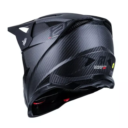Capacete OffRoad Asw R1 MIPS Pro Carbon Blackout