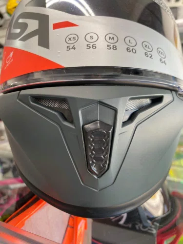 Capacete Fechado Asx Draken Concept Fosco Cinza Vermelho