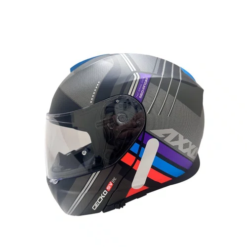 Capacete Fechado Axxis Gecko Epic B1 Sv Preto Cinza Fosco