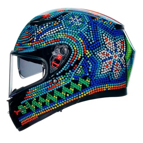 Capacete Fechado Agv K3 Rossi Winter Test 18 Com Pinlock Incluso