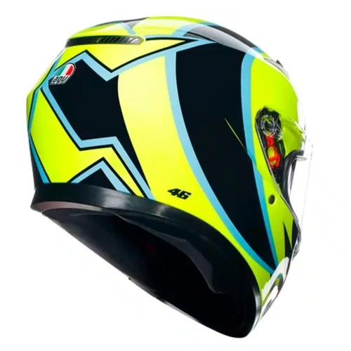 Capacete Fechado Agv K3 Rossi Winter Test Phillip Island Com Pinlock