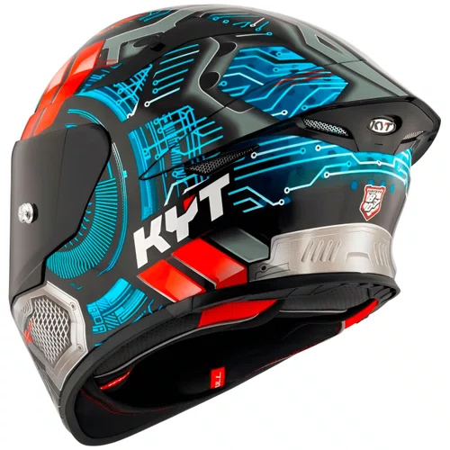 Capacete Fechado Kyt TT Revo Synchrotron Preto Azul